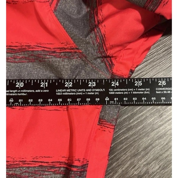 Sessions Terrain Recco Womens Sz XL Red Gray Stripe Jane Heather Snowboard Coat - Picture 15 of 16